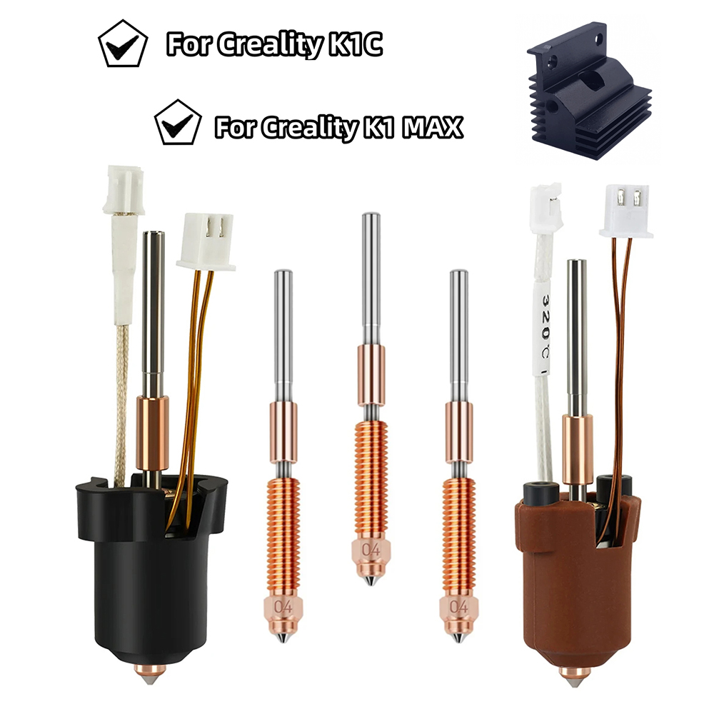 High Flow Ceramic Hotend - Kit Hotend per Creality K1/K1C/K1 Max,