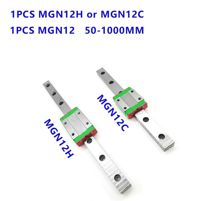 Linear Rail Mgn12H Set - Guida lineare da 12 mm Binario