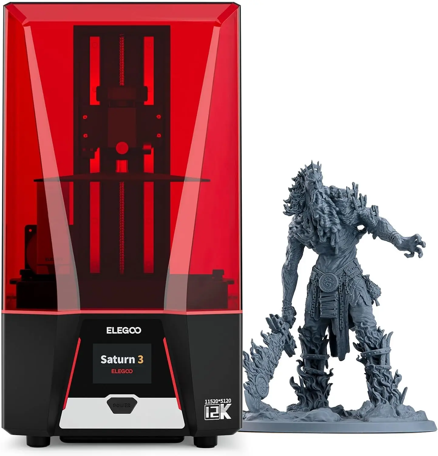 Stampante 3D Saturn 3 MSLA 12K - 12K Monochrome Lcd Resin 3D Printer recensione e prezzo