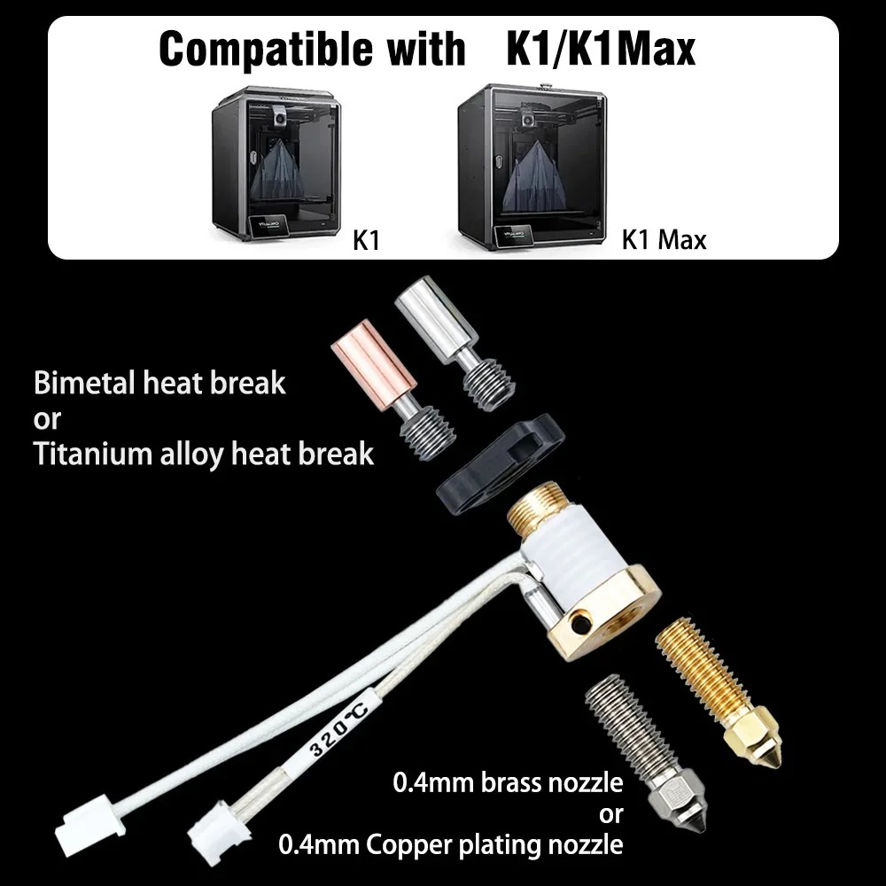 Aggiorna il kit blocco riscald - High Flow Ceramic Hotend recensione e prezzo