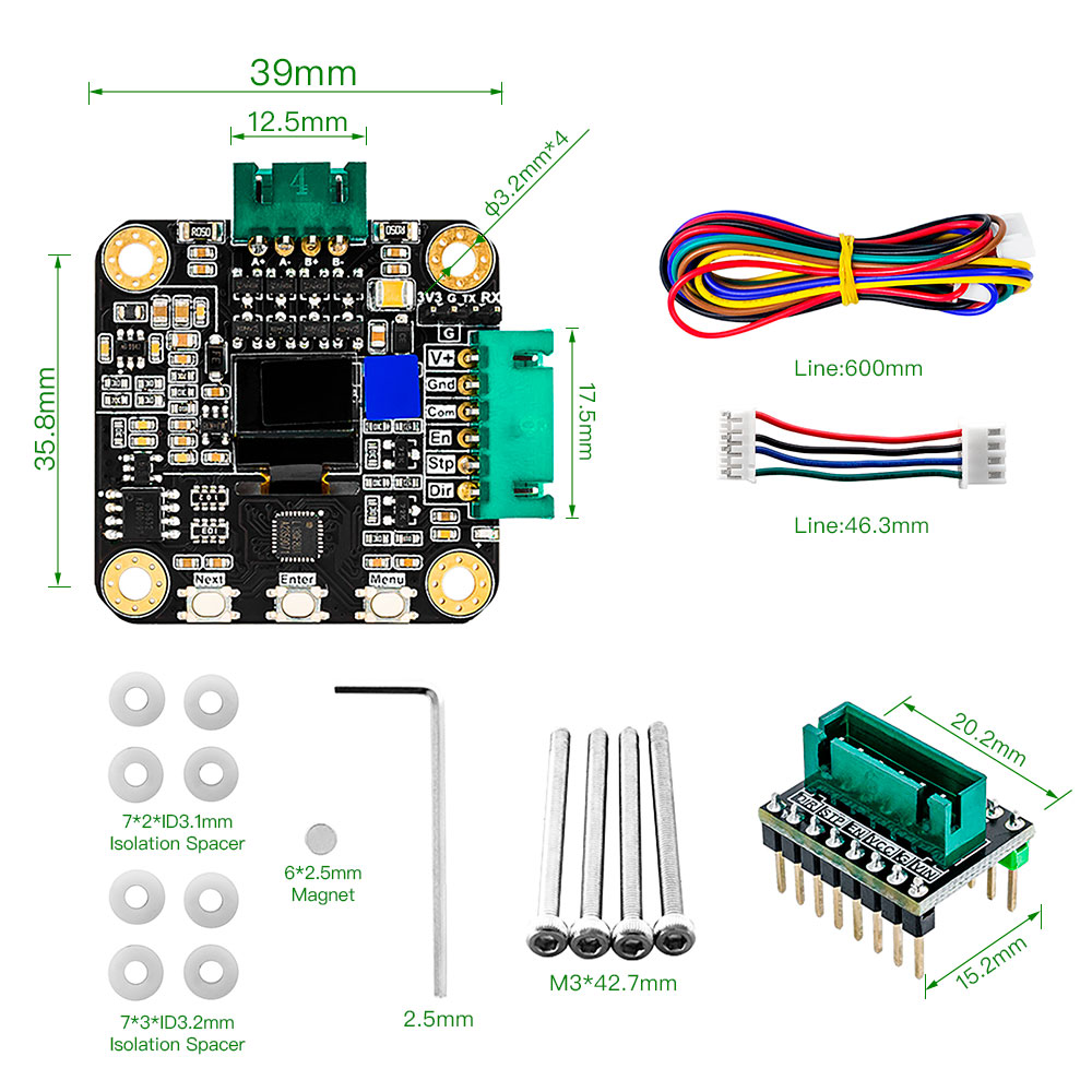 Makerbase MKS SERVO42C PCBA NE - Closed Loop Stepper Motor Nema 17 recensione e prezzo